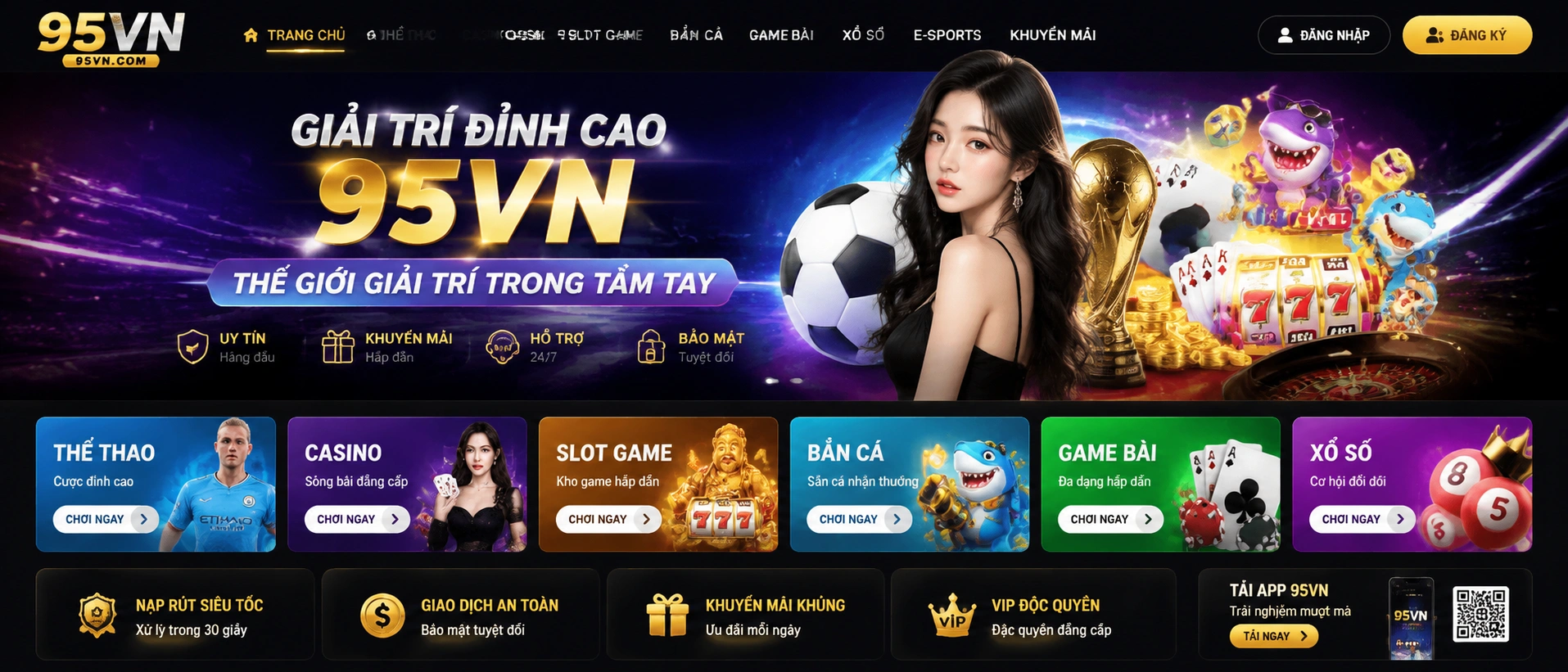 Khu Nổ Hũ giải trí 95VN