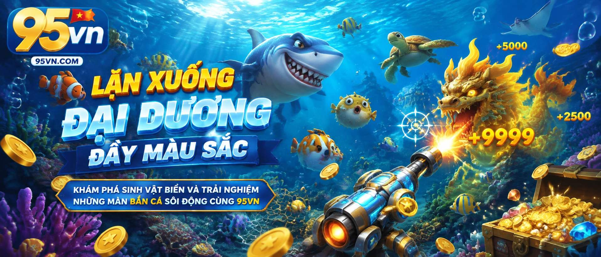Bắn Cá 3D nhiều người chơi với hiệu ứng đại dương sống động