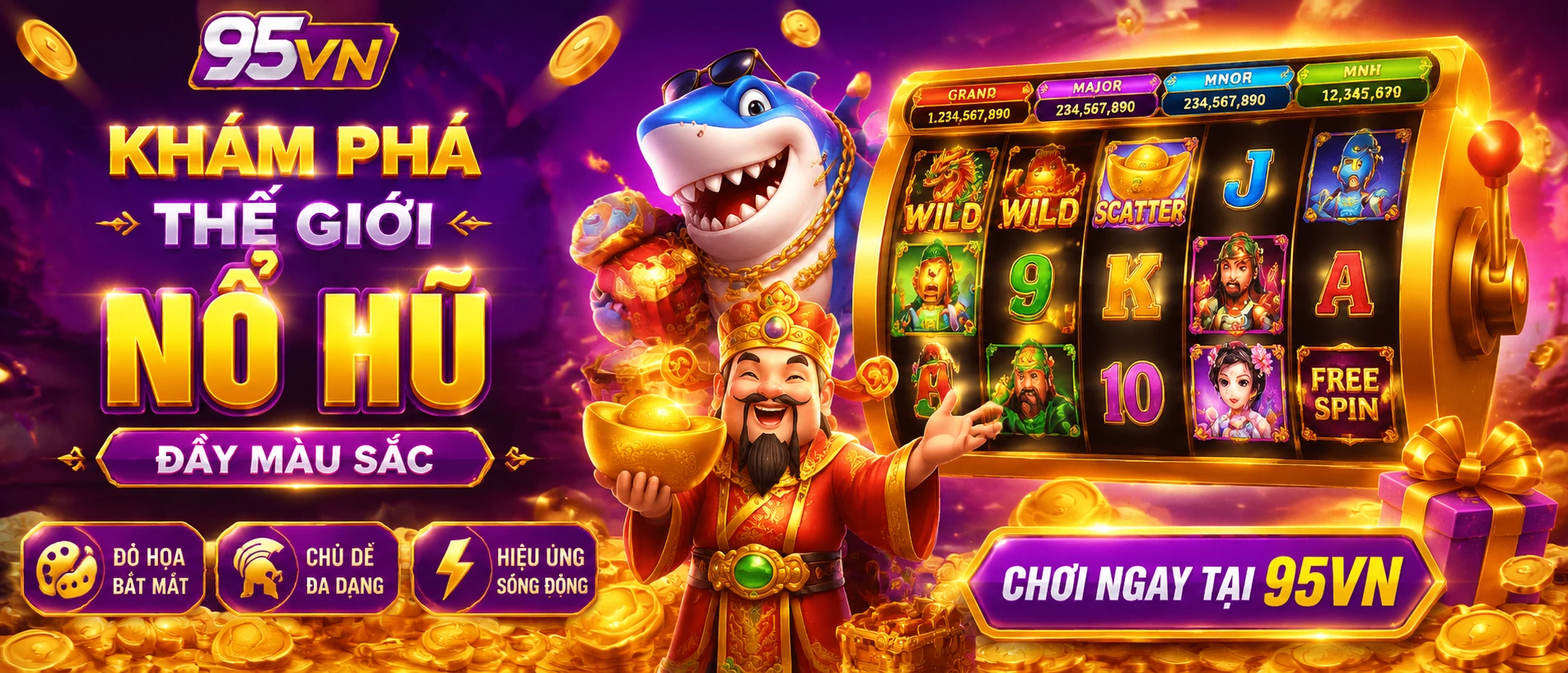 Ảnh banner Nổ Hũ lễ hội của 95VN