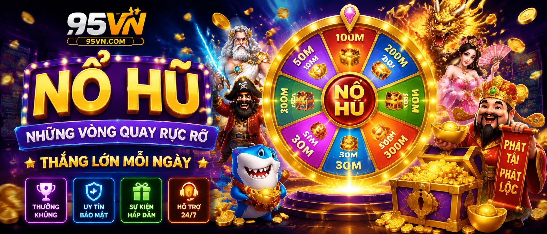 Ảnh khu Nổ Hũ lễ hội 95VN