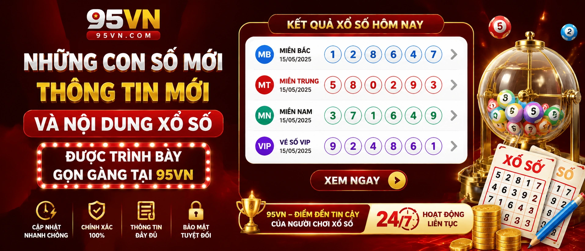 Xem xổ số trên mobile web với giao diện tối ưu và hỗ trợ nhanh
